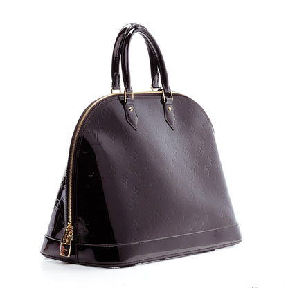 Louis Vuitton Vernis Alma GM Amarante 3 of 6