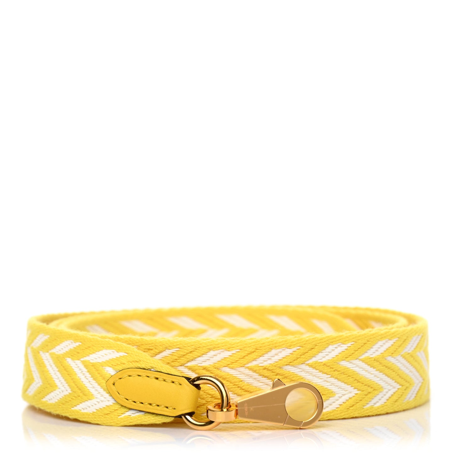 Toile Swift 25mm Sangle ZigZag Shoulder Strap Jaune de Naples White