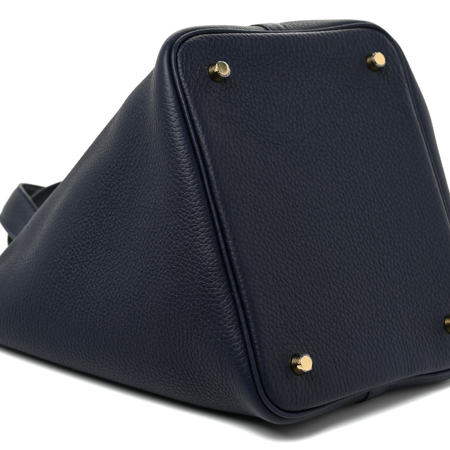Taurillon Clemence Picotin Lock 22 MM Bleu Nuit