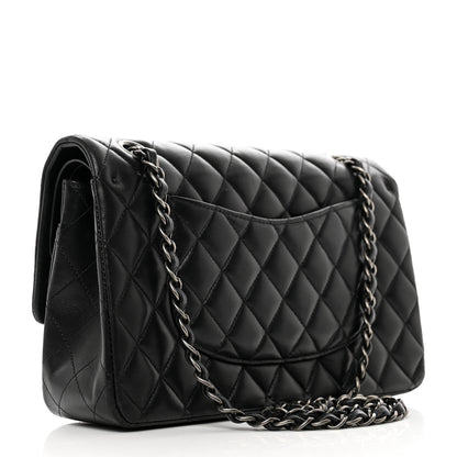 Chanel Lambskin Quilted Medium Double Flap Black 4 of 11