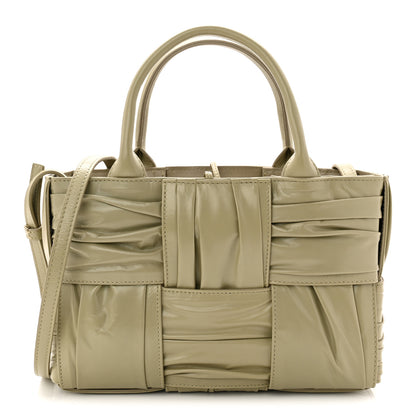Bottega Veneta Foulard Intrecciato Pleated Arco Tote Travertine 1 of 10