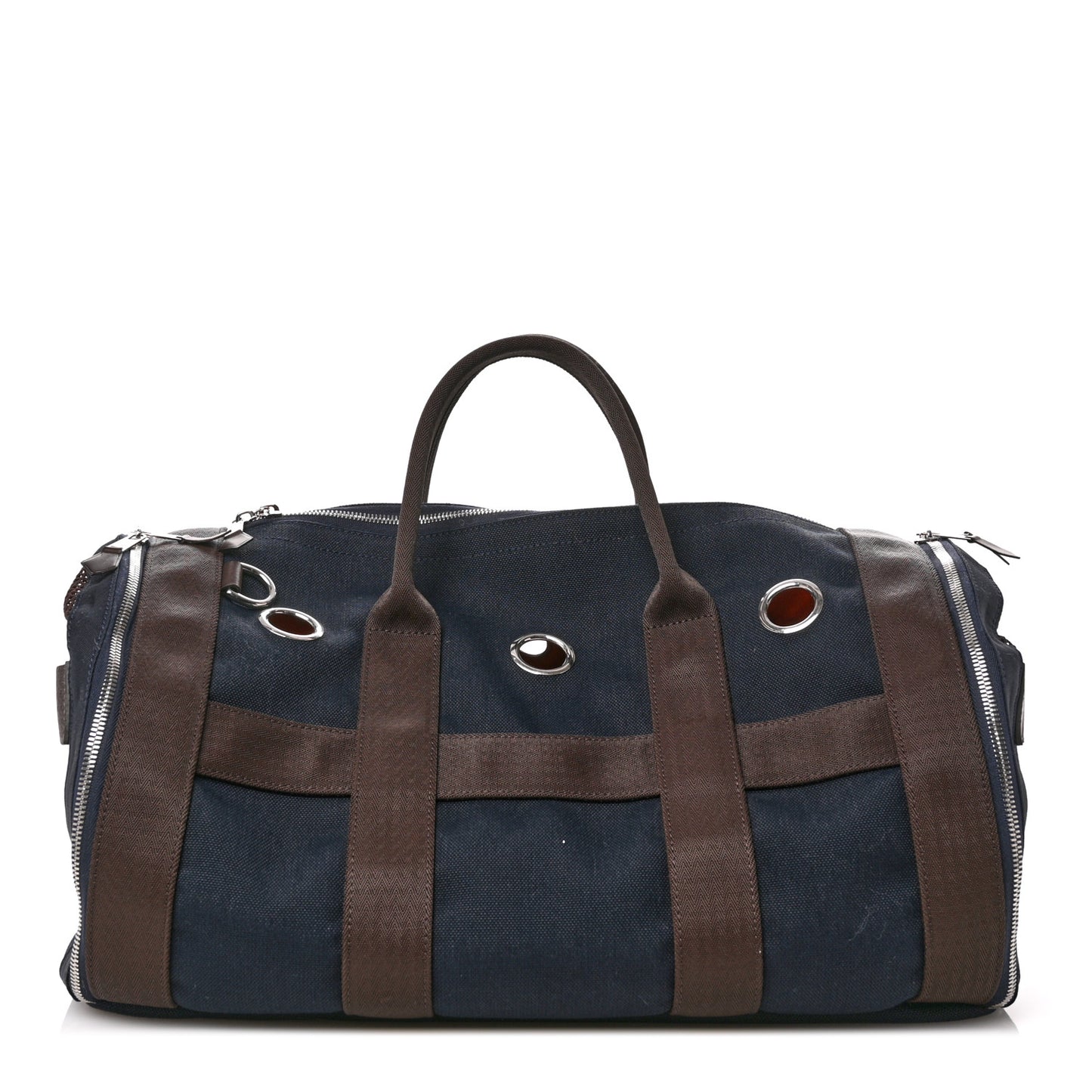 Fabric Carrying Dog Bag Navy
