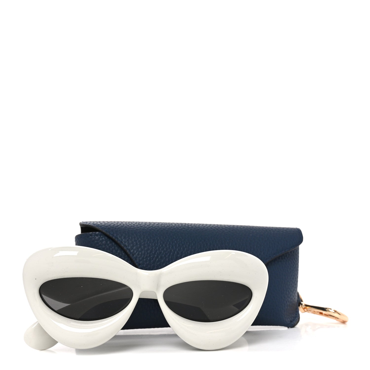 Loewe Acetate Inflated Cat-Eye Sunglasses LW40097I White 7 of 7