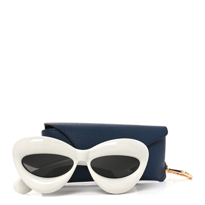 Loewe Acetate Inflated Cat-Eye Sunglasses LW40097I White 7 of 7