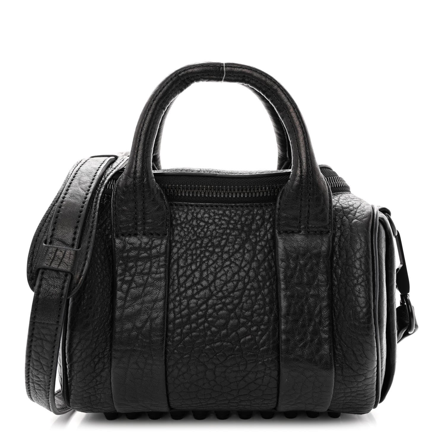 Alexander Wang Pebbled Lambskin Mini Rockie Black Matte Black Hardware 1 of 9