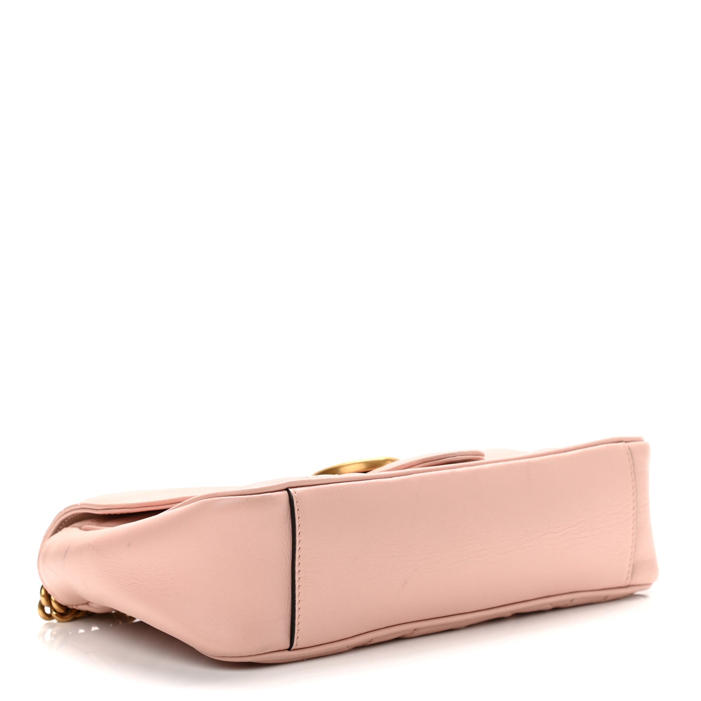 Calfskin Matelasse Small GG Marmont Shoulder Bag Perfect Pink