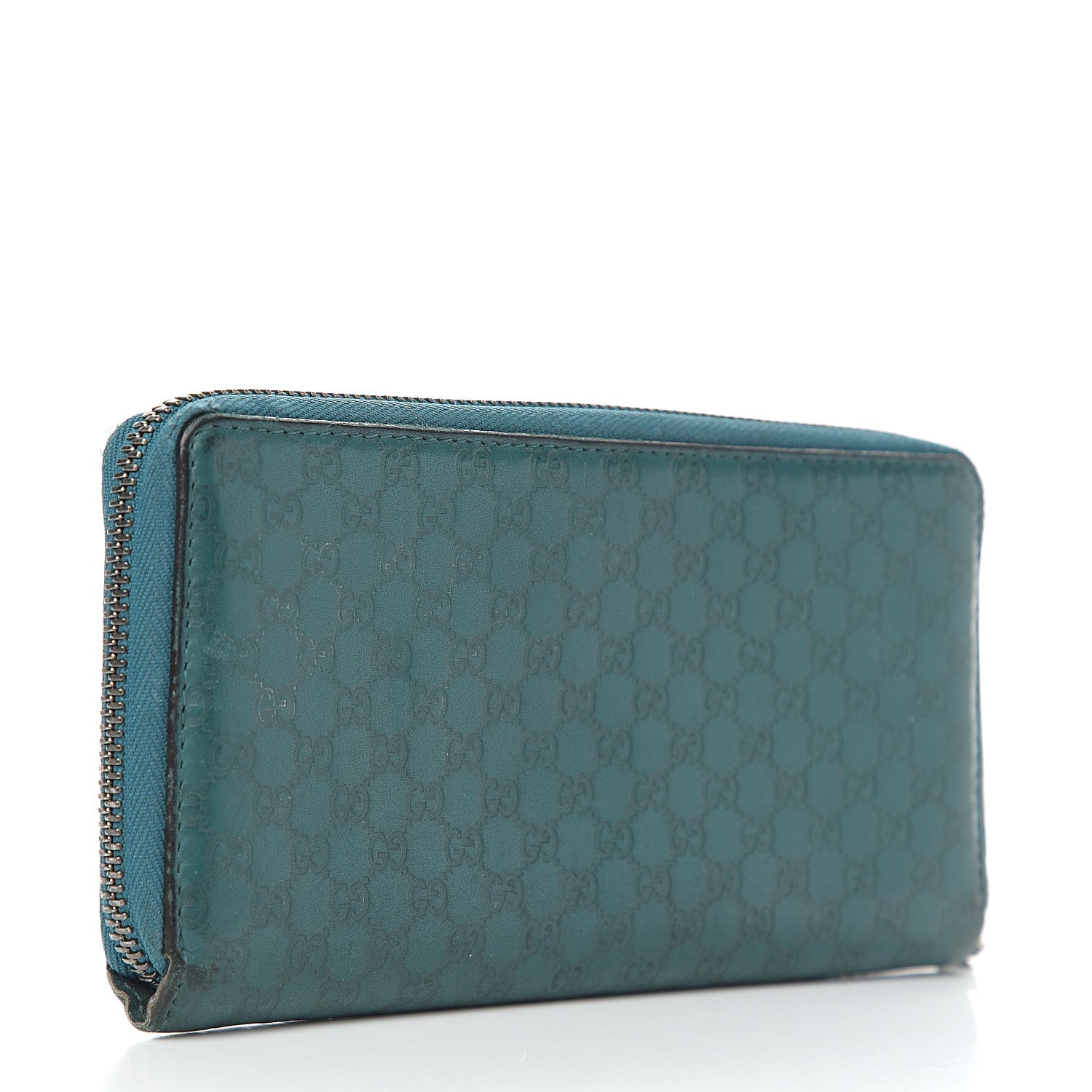 Gucci Microguccissima Zip Around Wallet Deep Cobalt 2 of 8
