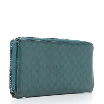 Gucci Microguccissima Zip Around Wallet Deep Cobalt 2 of 8