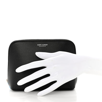 Saint Laurent Grain De Poudre Cosmetic Case Black 2 of 8