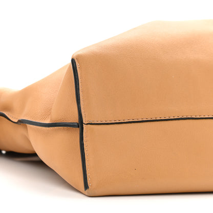 Loewe Calfskin Mini Flamenco Knot Clutch Warm Desert 9 of 12