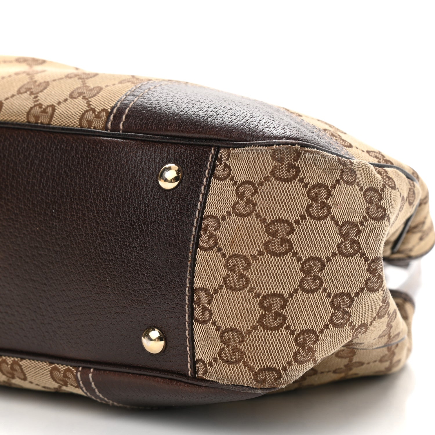 Gucci Monogram Medium Princy Tote Dark Brown 10 of 14