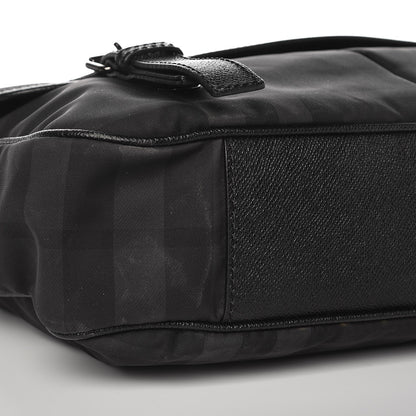Burberry Smoked Check Medium Elgin Messenger Bag Black 9 of 17