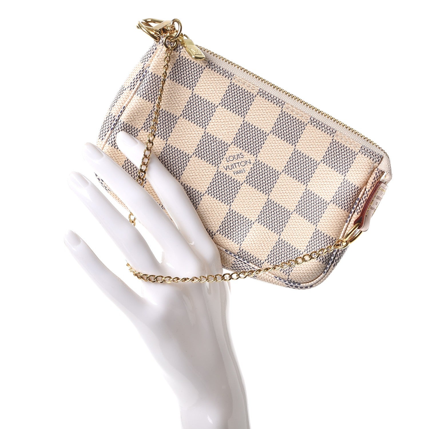 Louis Vuitton Damier Azur Mini Pochette Accessories 2 of 7