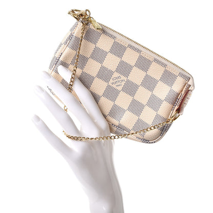 Louis Vuitton Damier Azur Mini Pochette Accessories 2 of 7