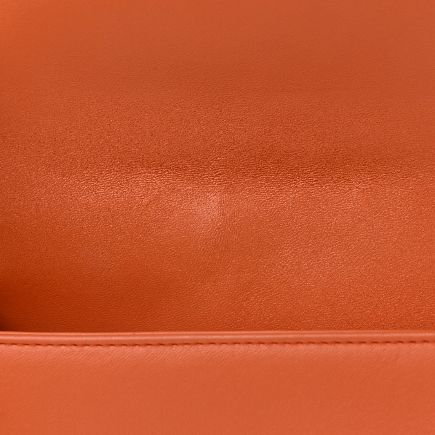 Chanel Lambskin Quilted Small Boy Flap Orange 12 of 24