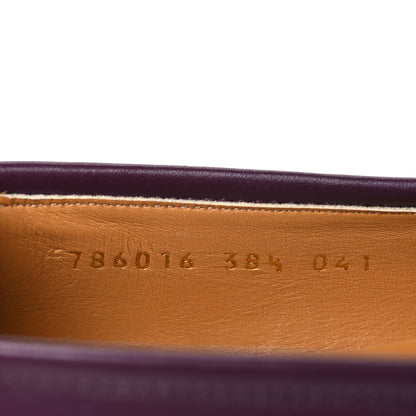 Gucci Calfskin Womens Jordaan Horsebit Loafers 38.5 Rosso Ancora 9 of 10
