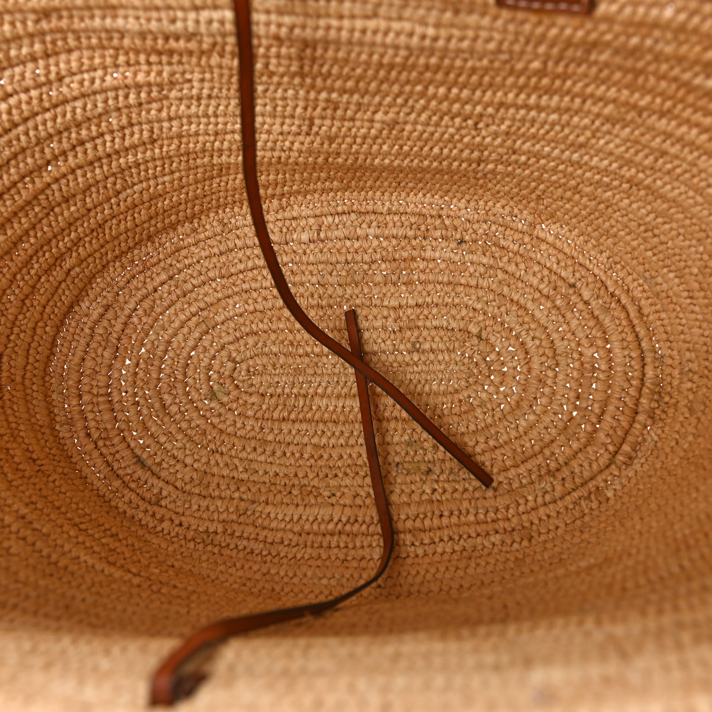 Raffia Small Elephant Basket Tote Bag Natural Tan