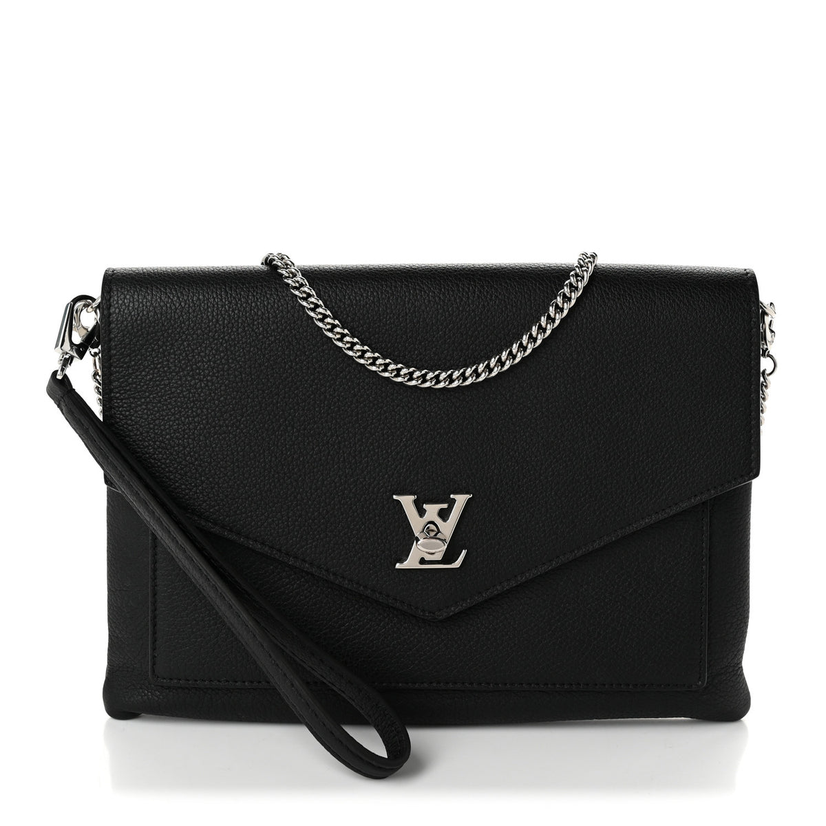 Louis Vuitton Soft Calfskin My Lockme Pochette Black 1 of 9
