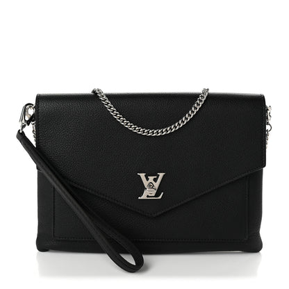 Louis Vuitton Soft Calfskin My Lockme Pochette Black 1 of 9