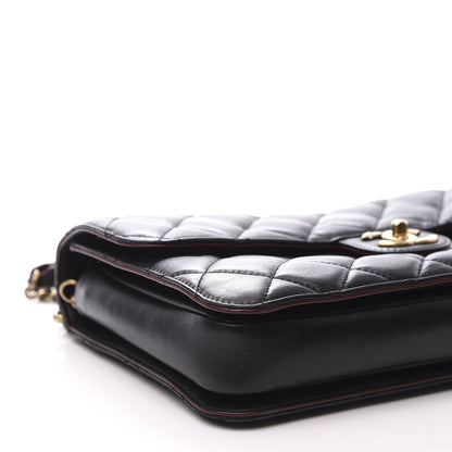 Chanel Calfskin Quilted Large Perfect Edge Flap Black 8 of 11