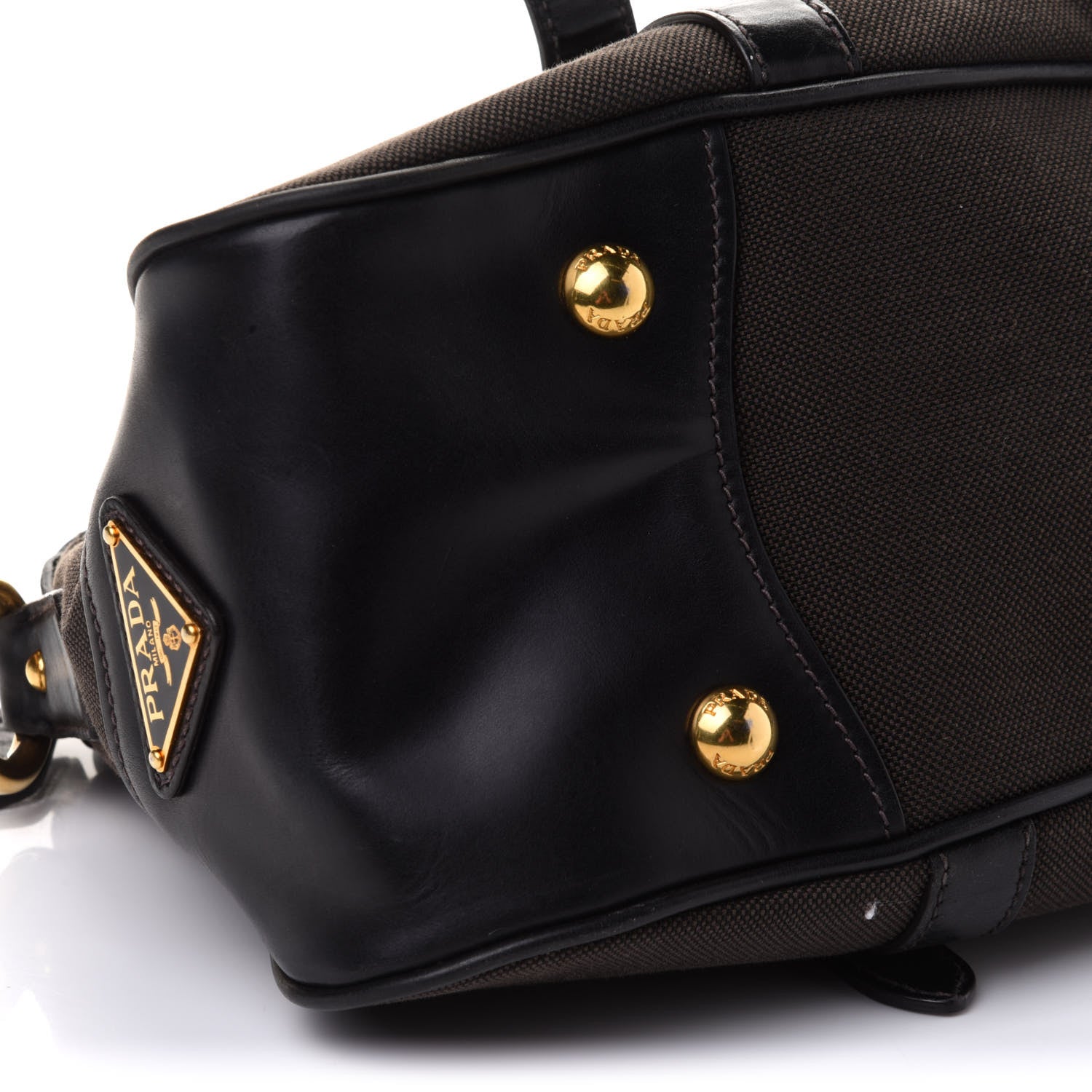 Prada Jacquard Logo Tote Corda Bruciato 9 of 12