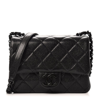 Chanel Caviar Quilted Incognito Mini Square Flap Black 1 of 10