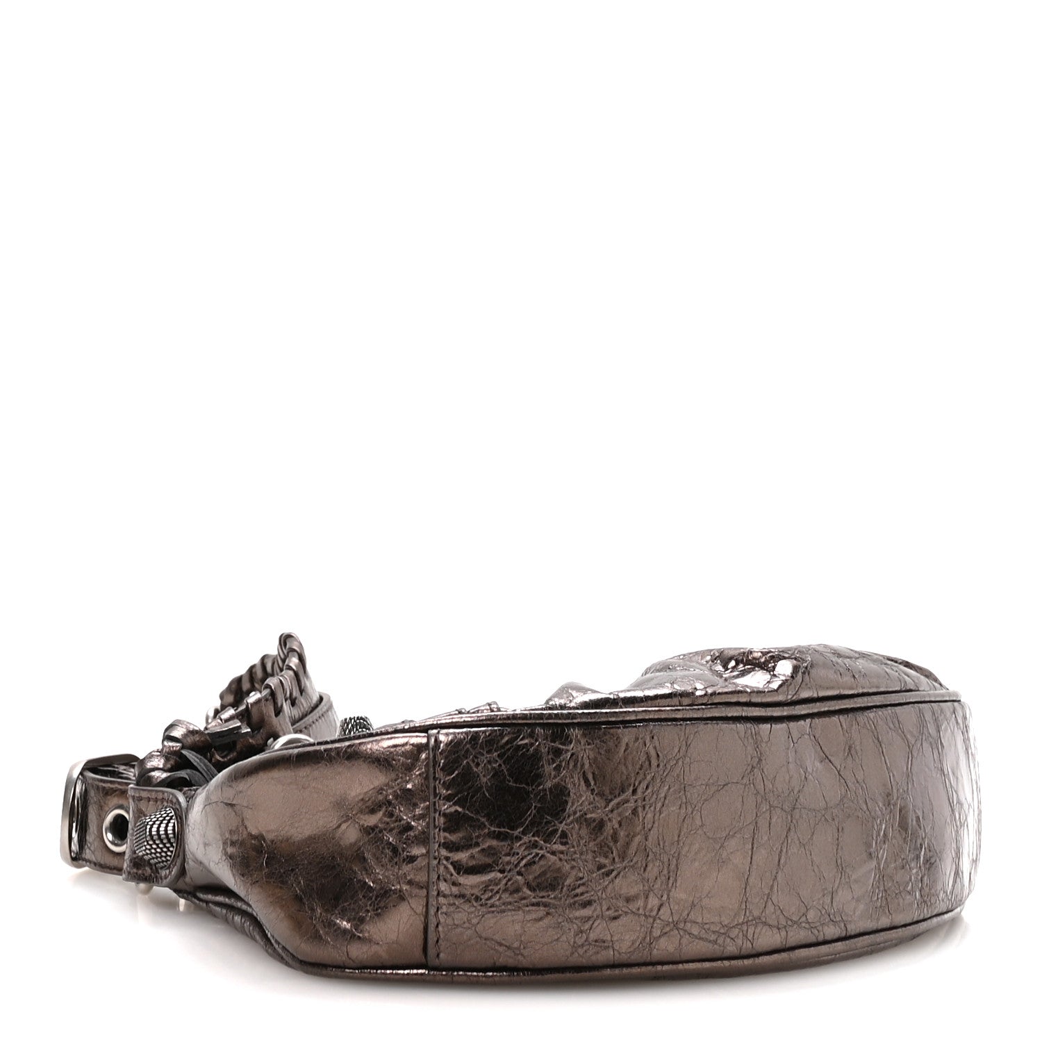Balenciaga Metallic Agneau Arena Le Cagole Shoulder Bag XS Dark Bronze 5 of 11
