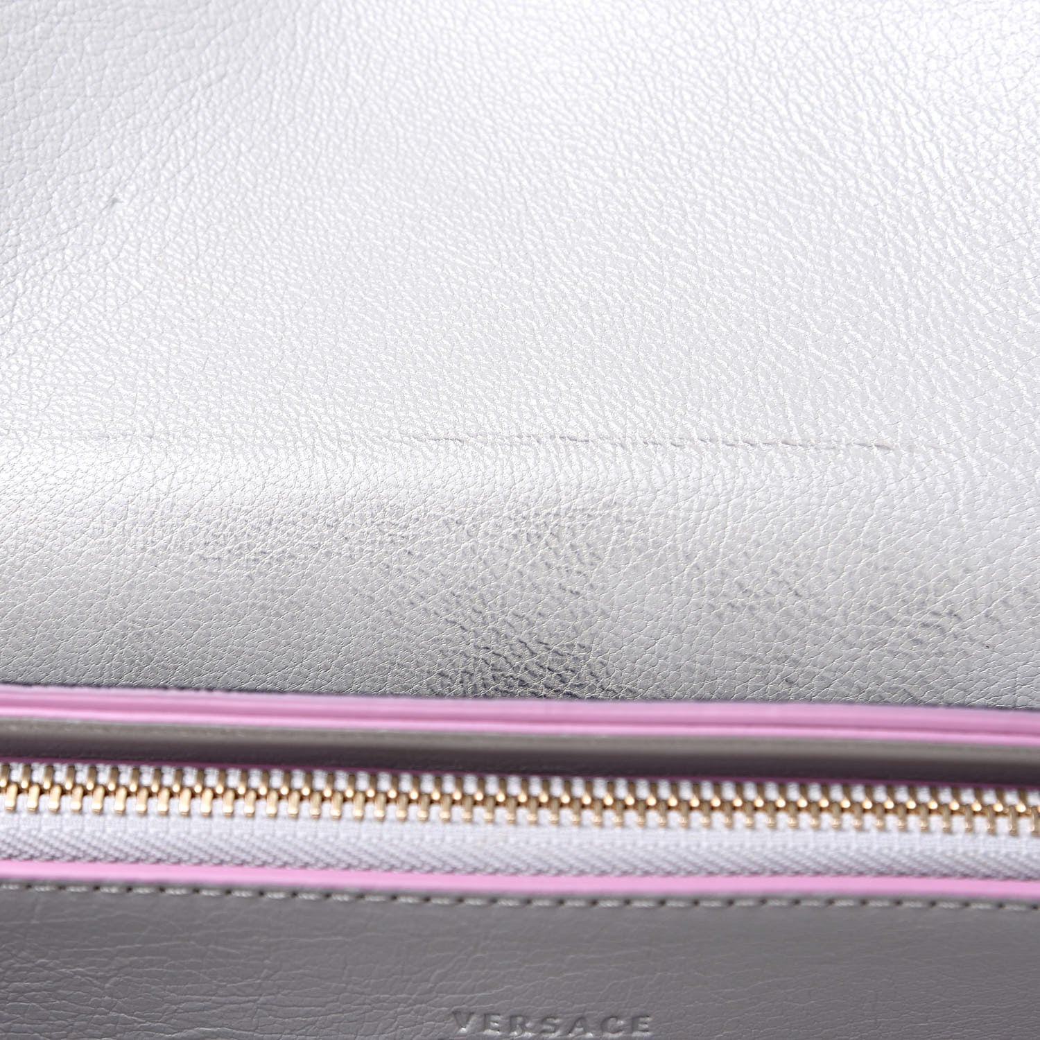 Versace Suede Nappa Goatskin Signature Bag Multicolor 11 of 12