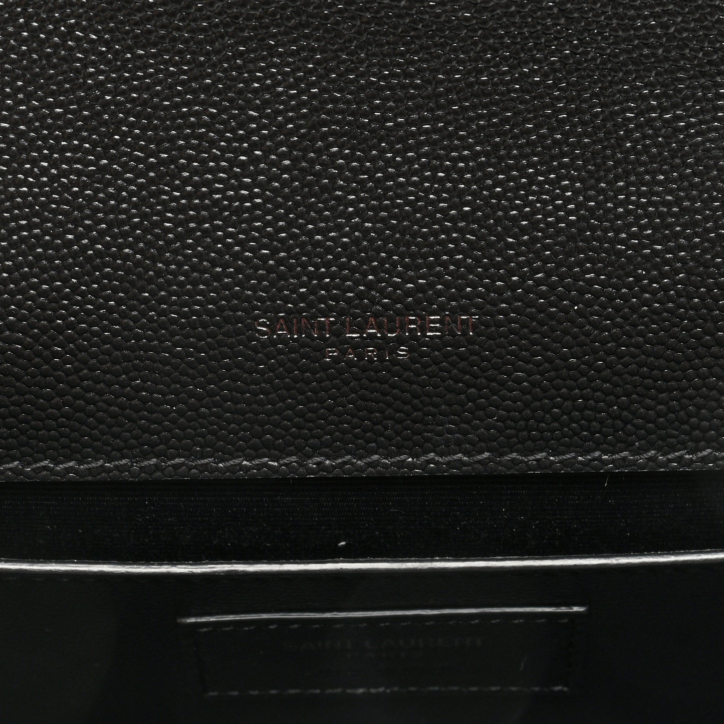 Grain De Poudre Medium Classic Monogram Monochrome Kate Satchel Black
