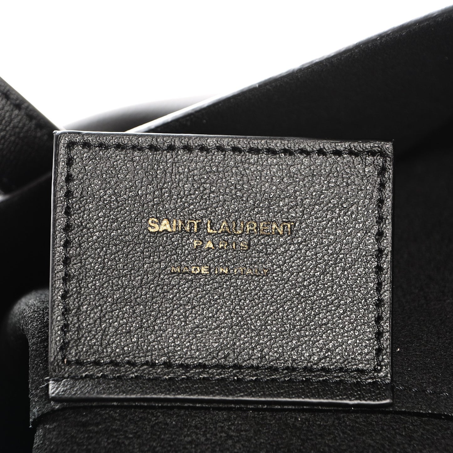 Calfskin Large Shopping Tote Black