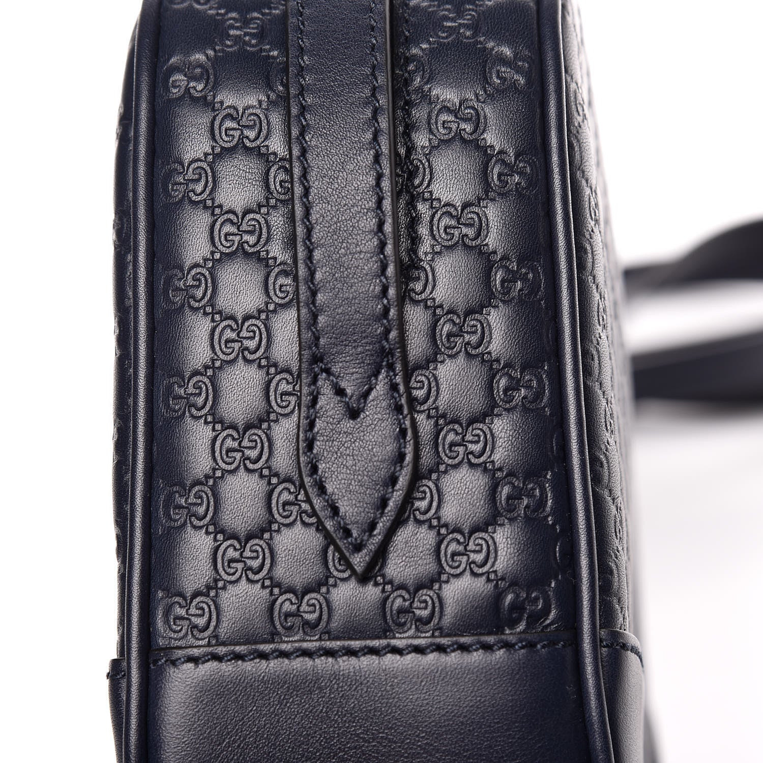 Gucci Soft Microguccissima Mini Bree Messenger Bag Blue 10 of 11
