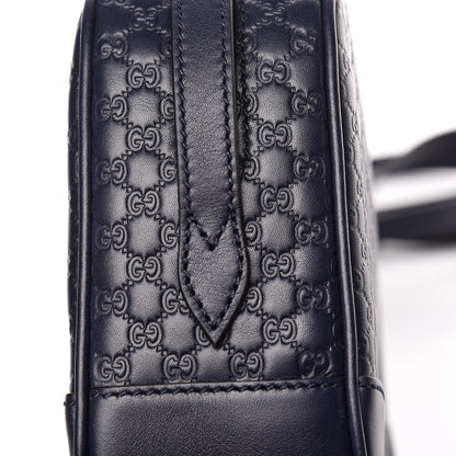 Gucci Soft Microguccissima Mini Bree Messenger Bag Blue 10 of 11