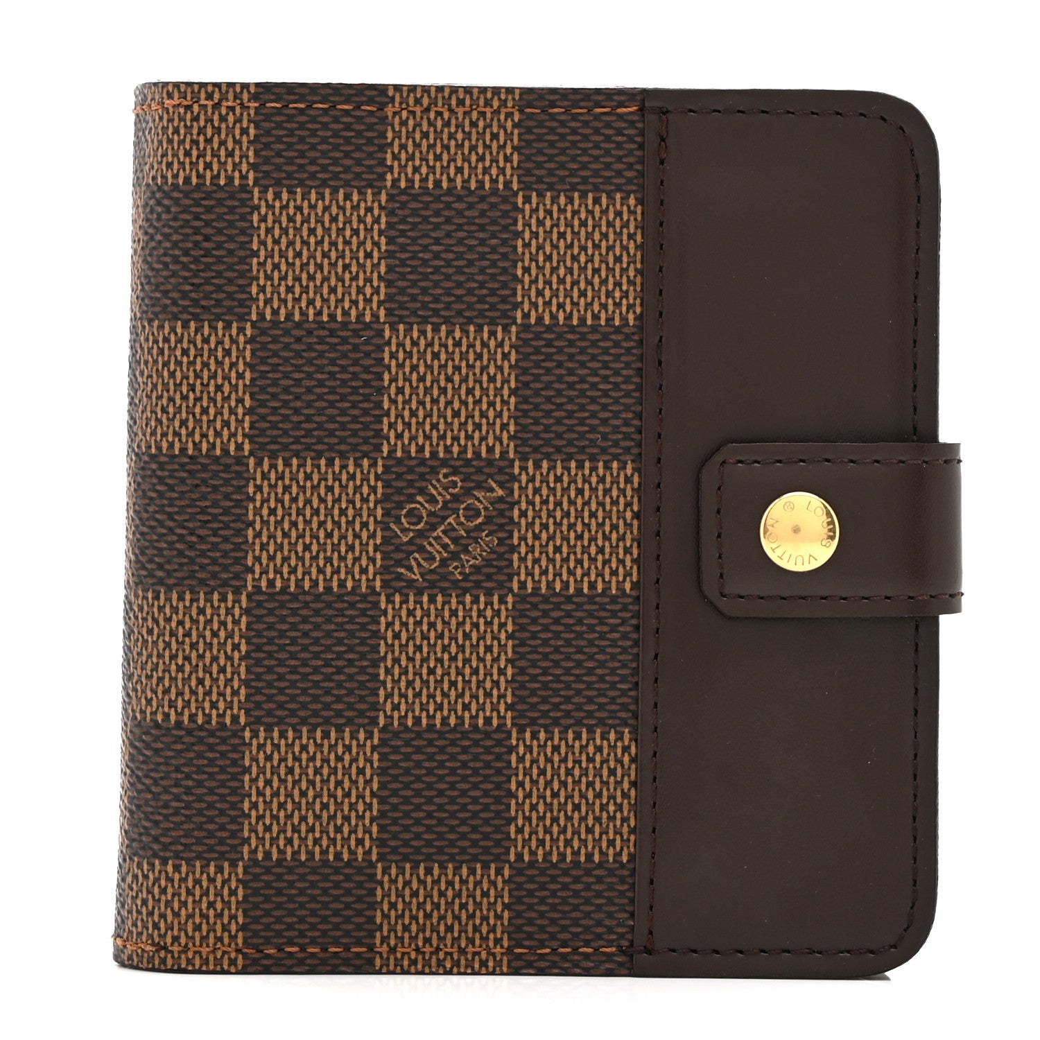 Louis Vuitton Damier Ebene Zippe Zipped Compact Wallet 1 of 8