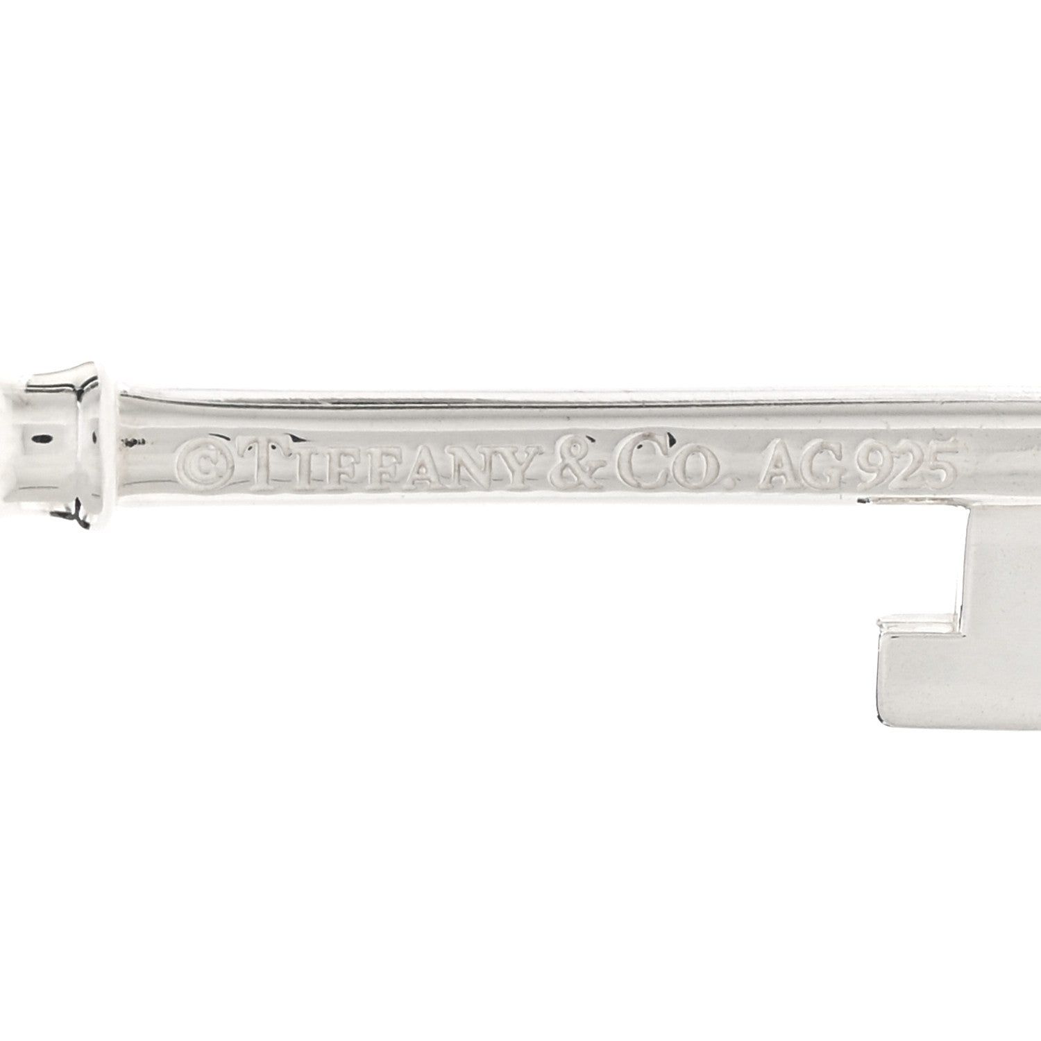 Tiffany Sterling Silver Return To Tiffany Heart Key Pendant 3 of 3