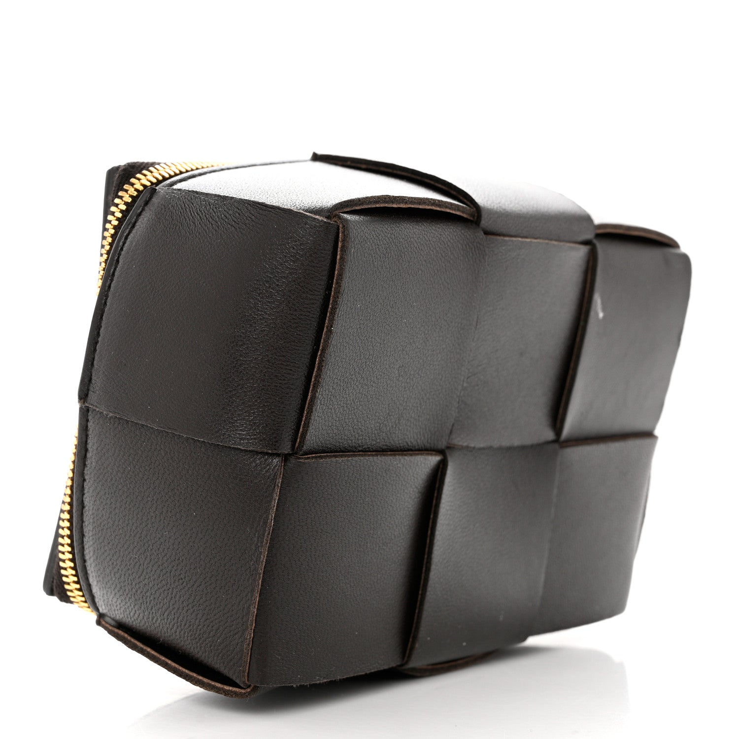 Bottega Veneta Maxi Intrecciato Travel Case Dark Brown 4 of 7