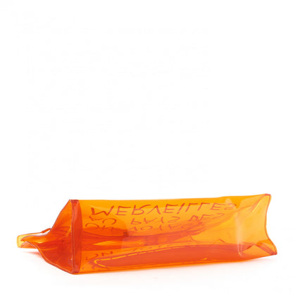Hermes Vinyl Souvenir De L'Exposition Kelly Orange 3 of 7