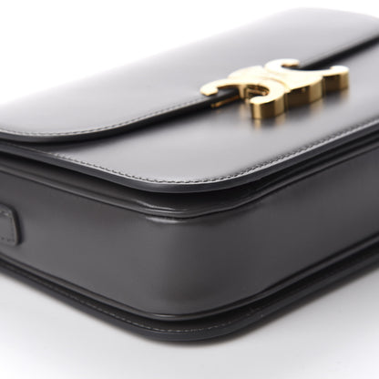 Celine Shiny Calfskin Medium Triomphe Grey 6 of 12
