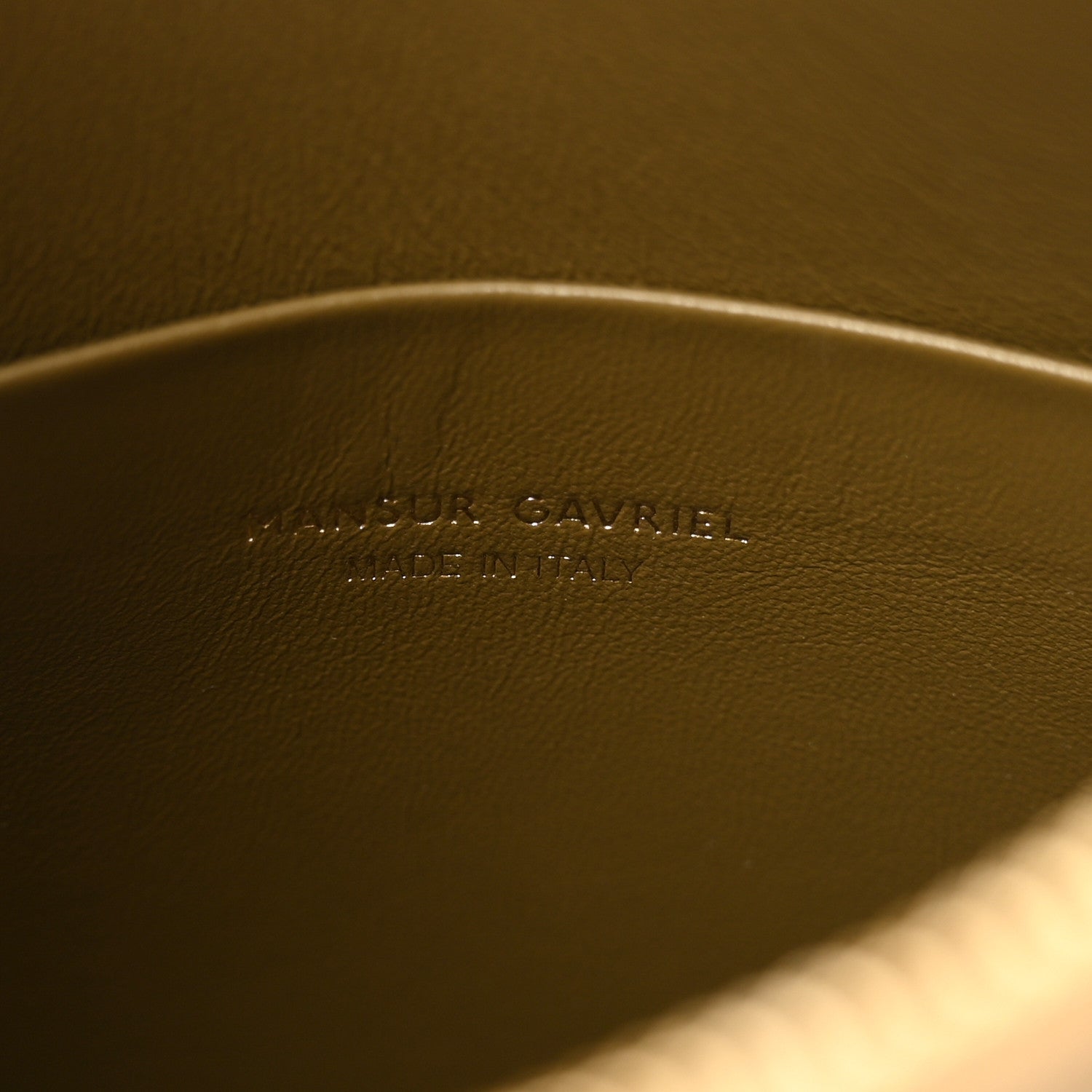 Mansur Gavriel Polished Calfskin Mini Candy Bag Bamboo 6 of 11