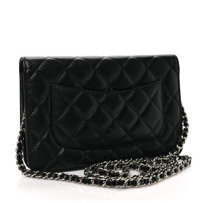 Chanel Caviar Quilted Wallet On Chain WOC Black 3 of 8