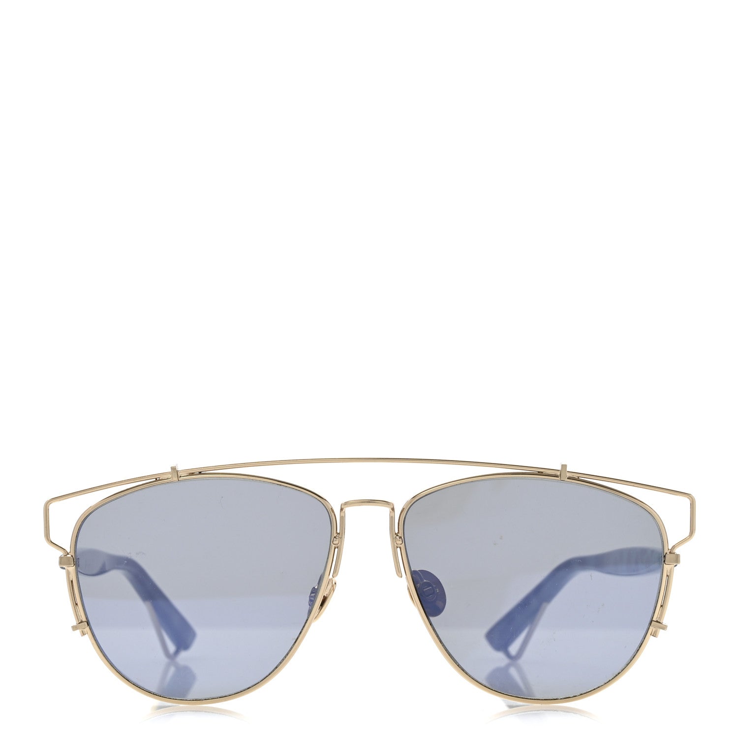 Christian Dior Technologic Sunglasses Gold Blue 1763261 – FASHIONPHILE