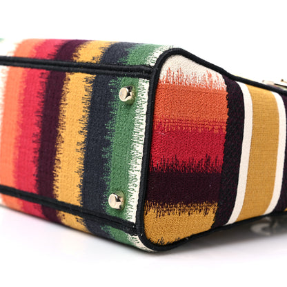 Christian Dior Canvas Medium D-Stripes Lady D-Lite Multicolor 8 of 10