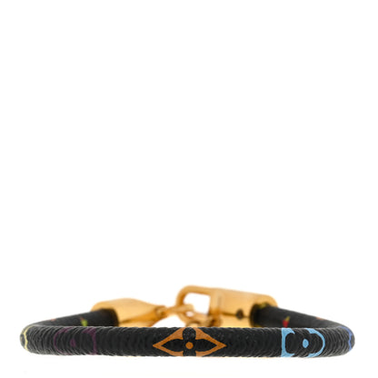 Louis Vuitton Monogram Multicolor Luck It Bracelet 17 Black 2 of 3