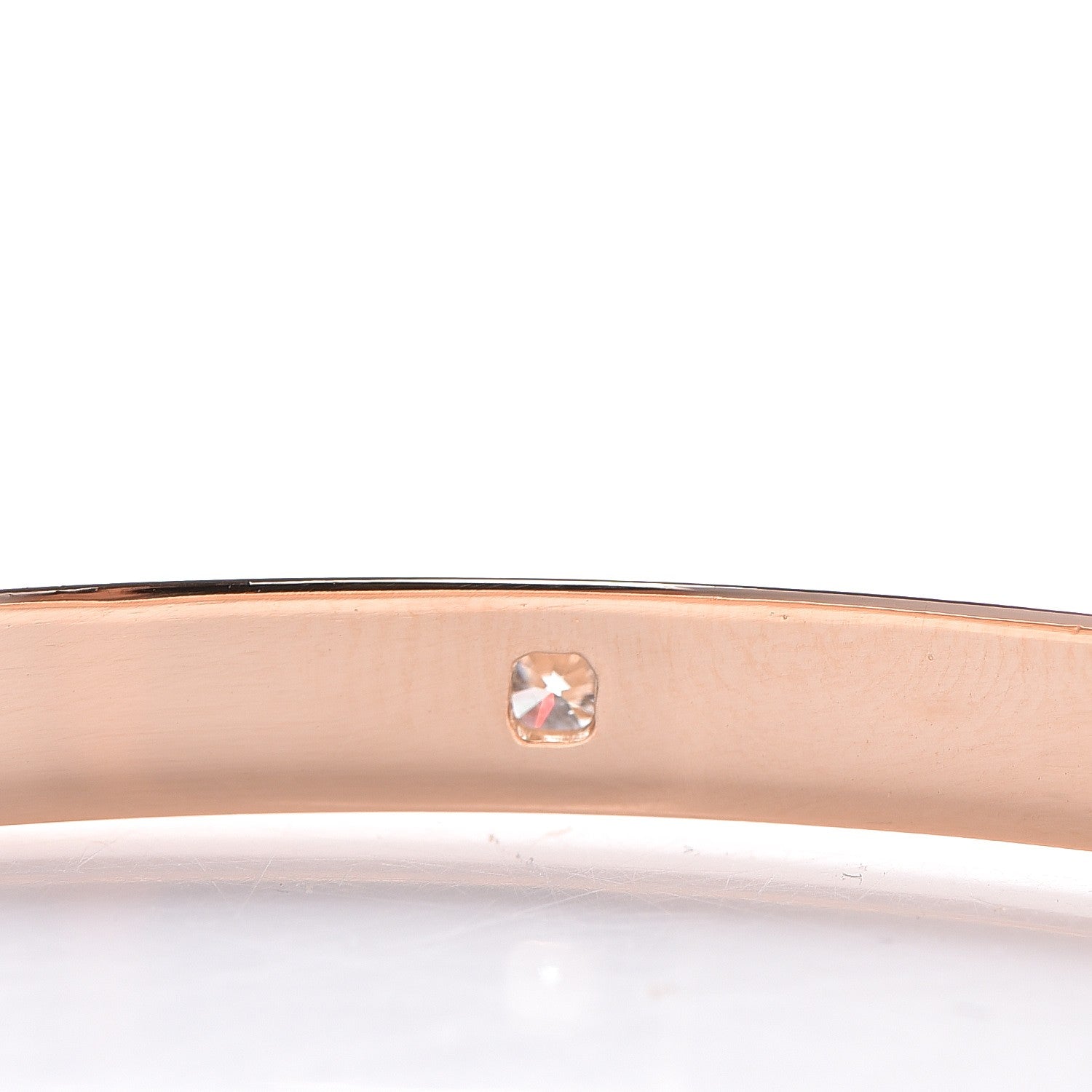 Bulgari 18K Rose Gold Diamond BVLGARI BVLGARI Bangle M 6 of 7