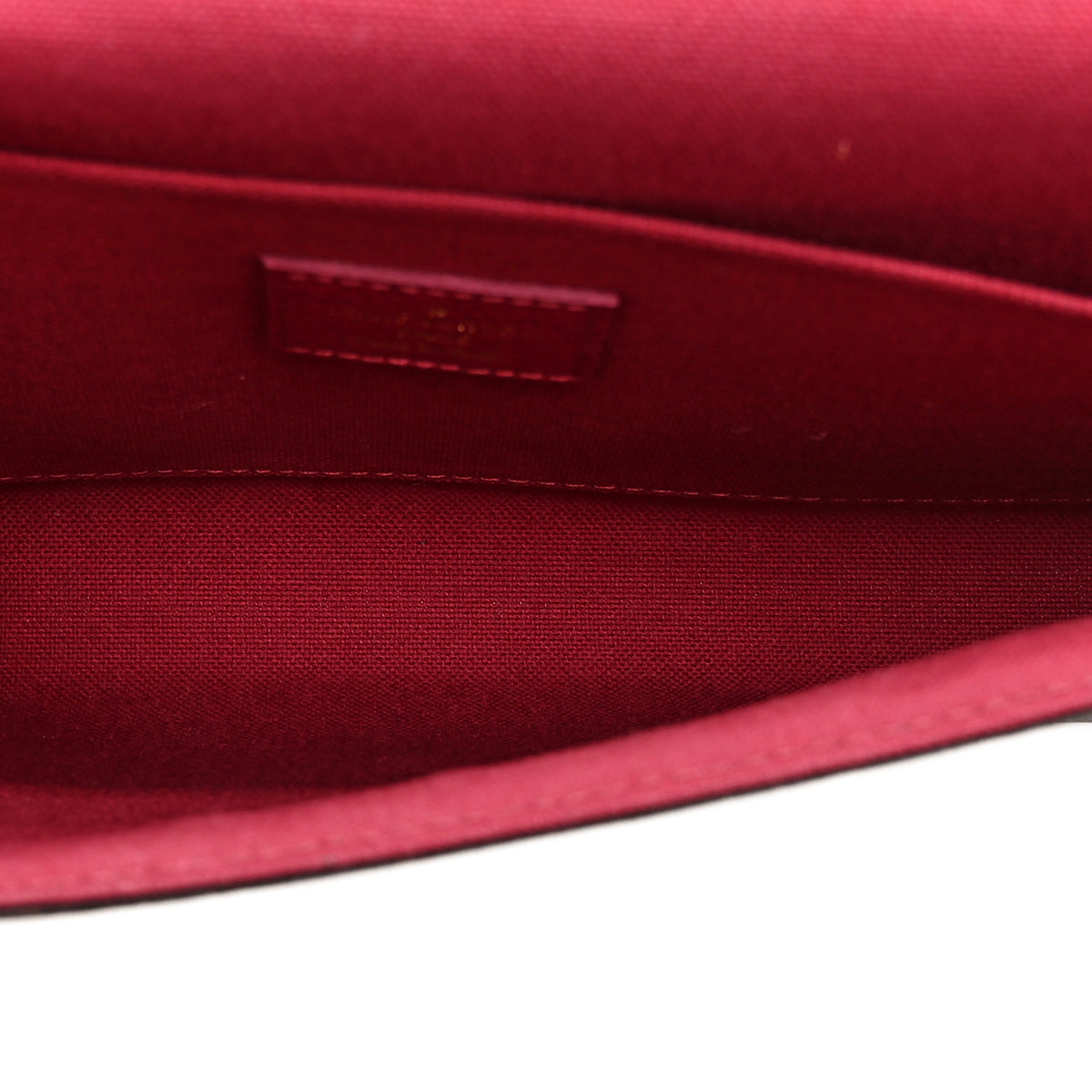 Monogram Pochette Felicie Chain Wallet Fuchsia