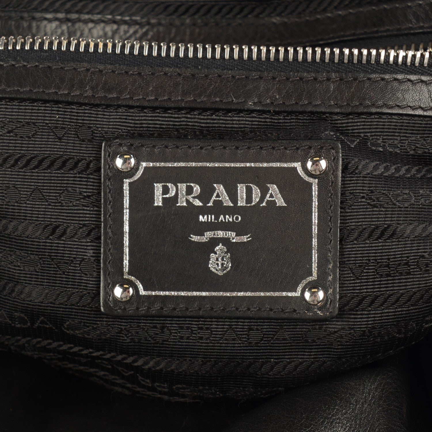 Prada Soft Calf Satchel Nero Black 7 of 10