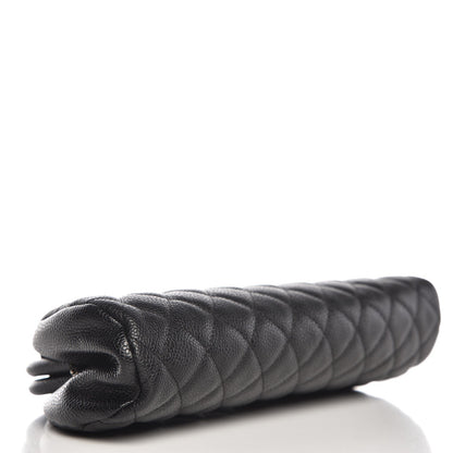Chanel Caviar Quilted Timeless Clutch Black 4 of 7