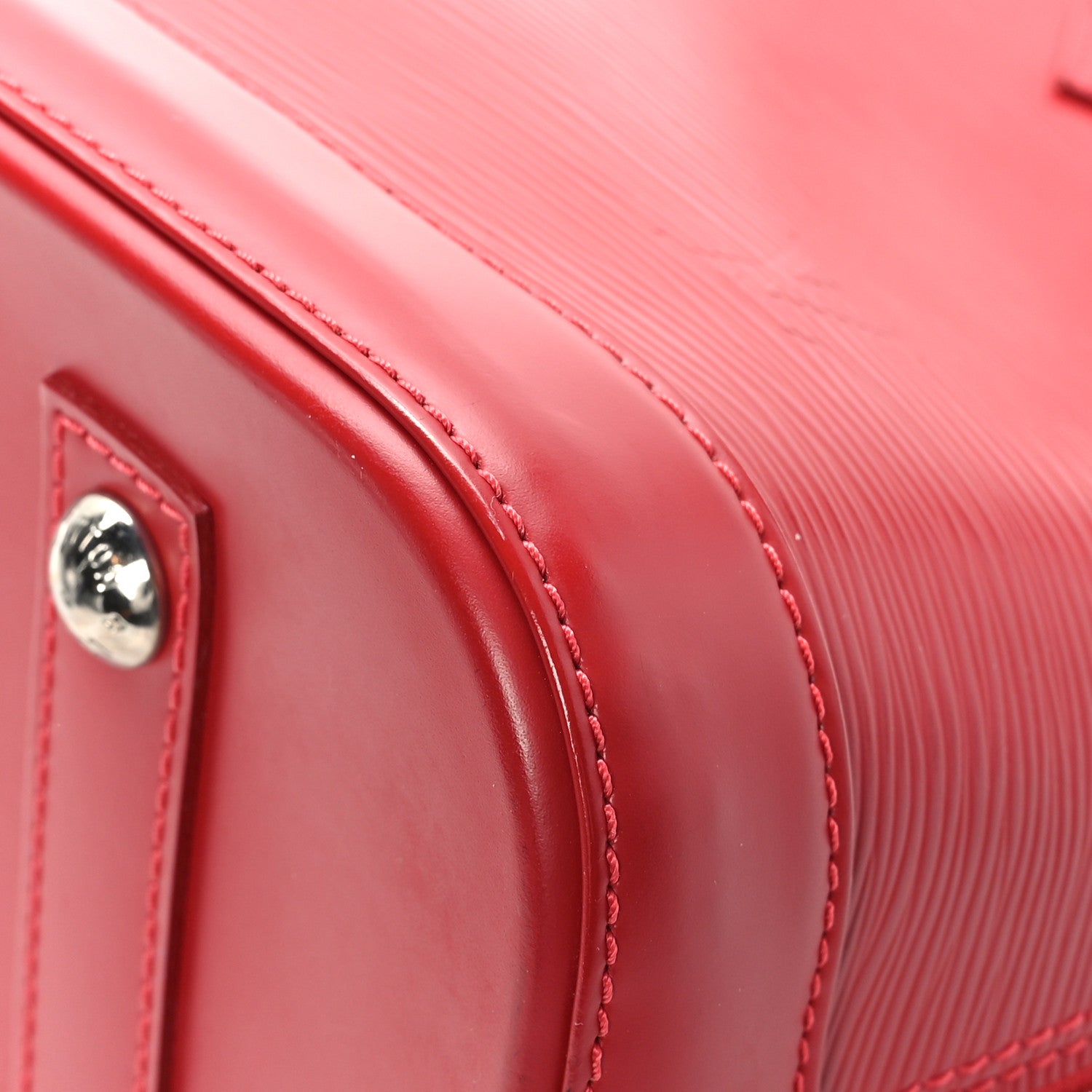 Louis Vuitton Epi Alma PM Castillan Red 9 of 11