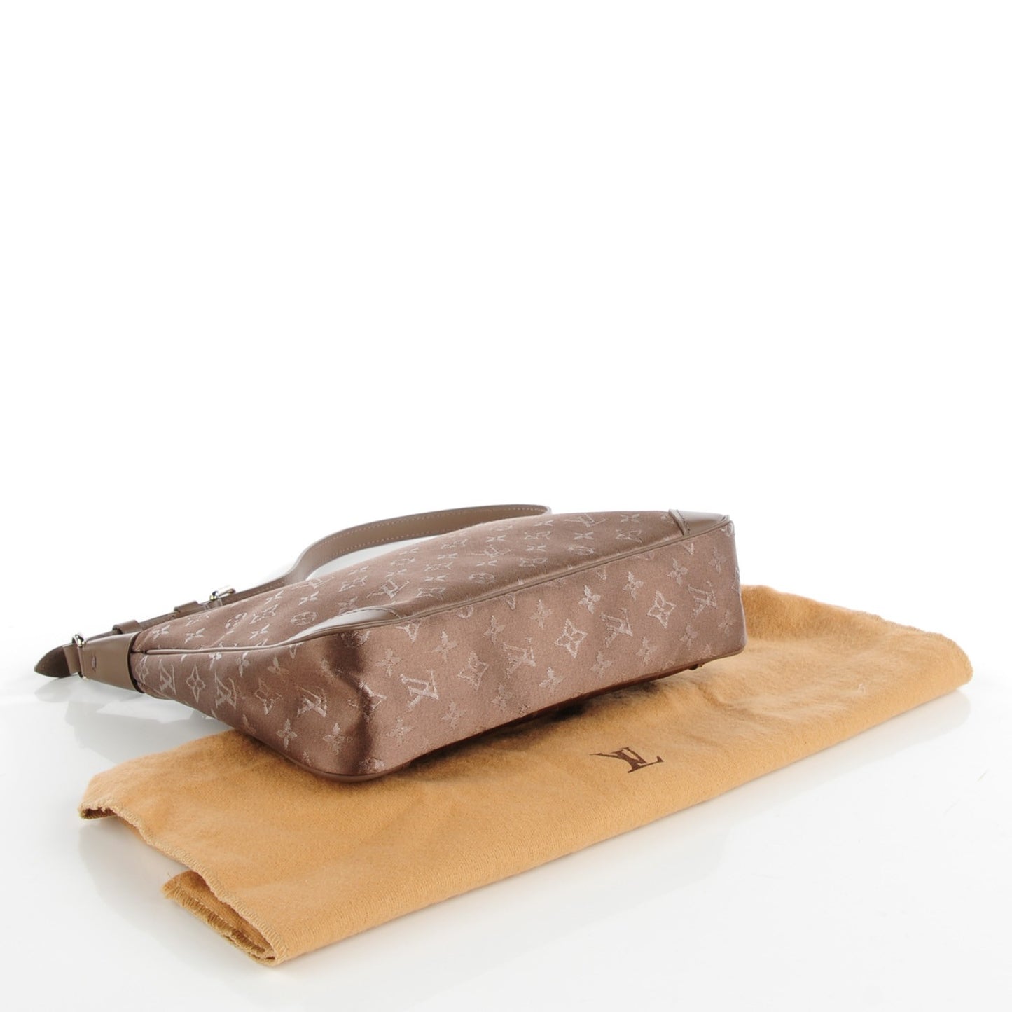 Satin Monogram Little Boulogne Taupe