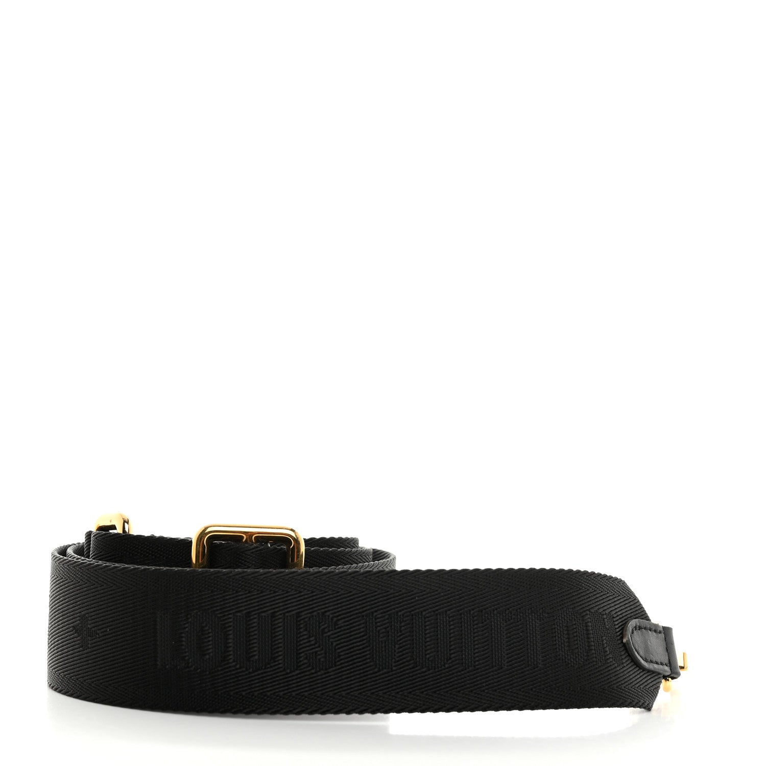 Louis Vuitton Nylon Petite Malle Souple Shoulder Strap Black 3 of 4
