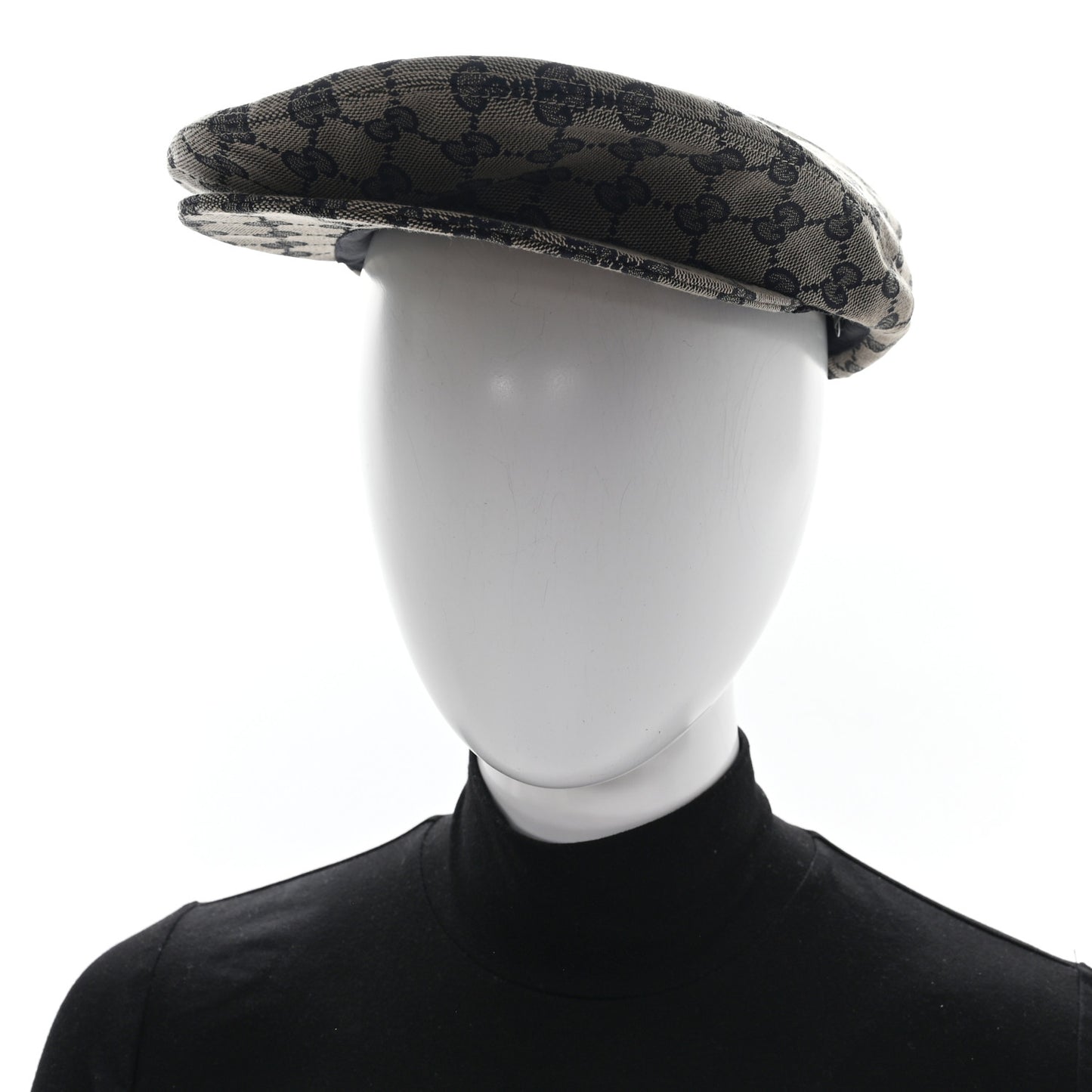 Monogram Flat Cap XL Navy
